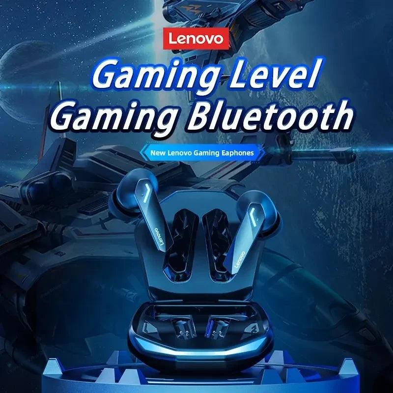 Lenovo GM2 PRO - Fone de ouvido sem fio, Bluetooth 5.3, Gamer, Baixa Latencia, Modo Dual, Esportes, Corrida.